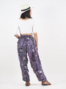 Patchwork Unisex Harem Pants in Purple PP0004 028000 06