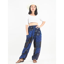 Load image into Gallery viewer, Patchwork Unisex Harem Pants in Navy PP0004 028000 03