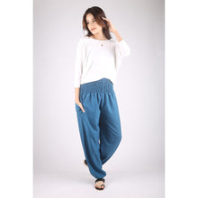 Load image into Gallery viewer, Solid Color Women&#39;s Harem Pants in Ocean Blue PP0004 130000 05