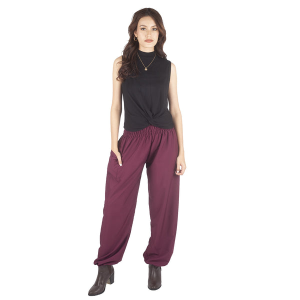 Solid Color Women's Harem Pants in Purple PP0004 130000 06