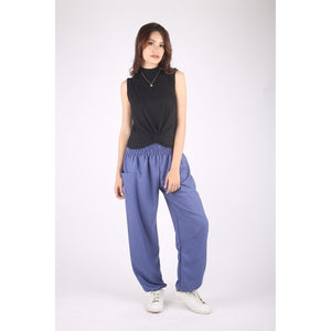 Solid Color Women's Harem Pants in Indigo PP0004 130000 09