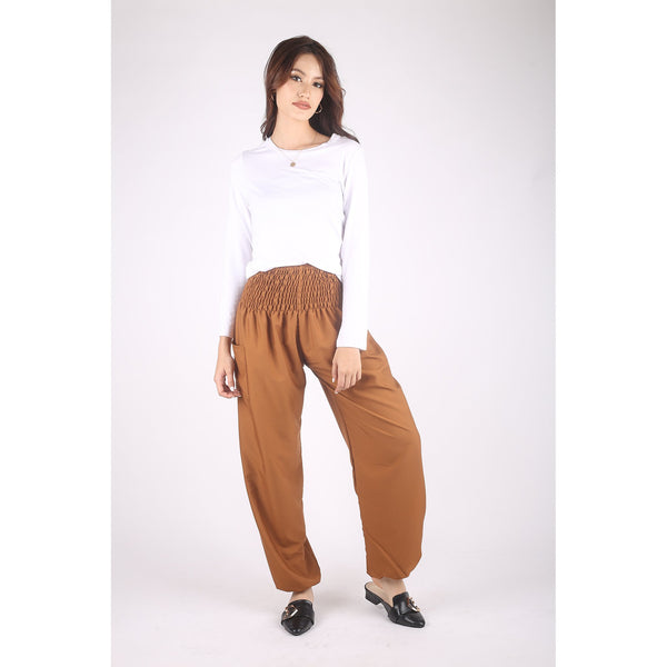 Solid Color Women's Harem Pants in Light Brown PP0004 130000 12