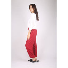 Load image into Gallery viewer, Solid Color Women&#39;s Harem Pants in Burgundy PP0004 130000 15