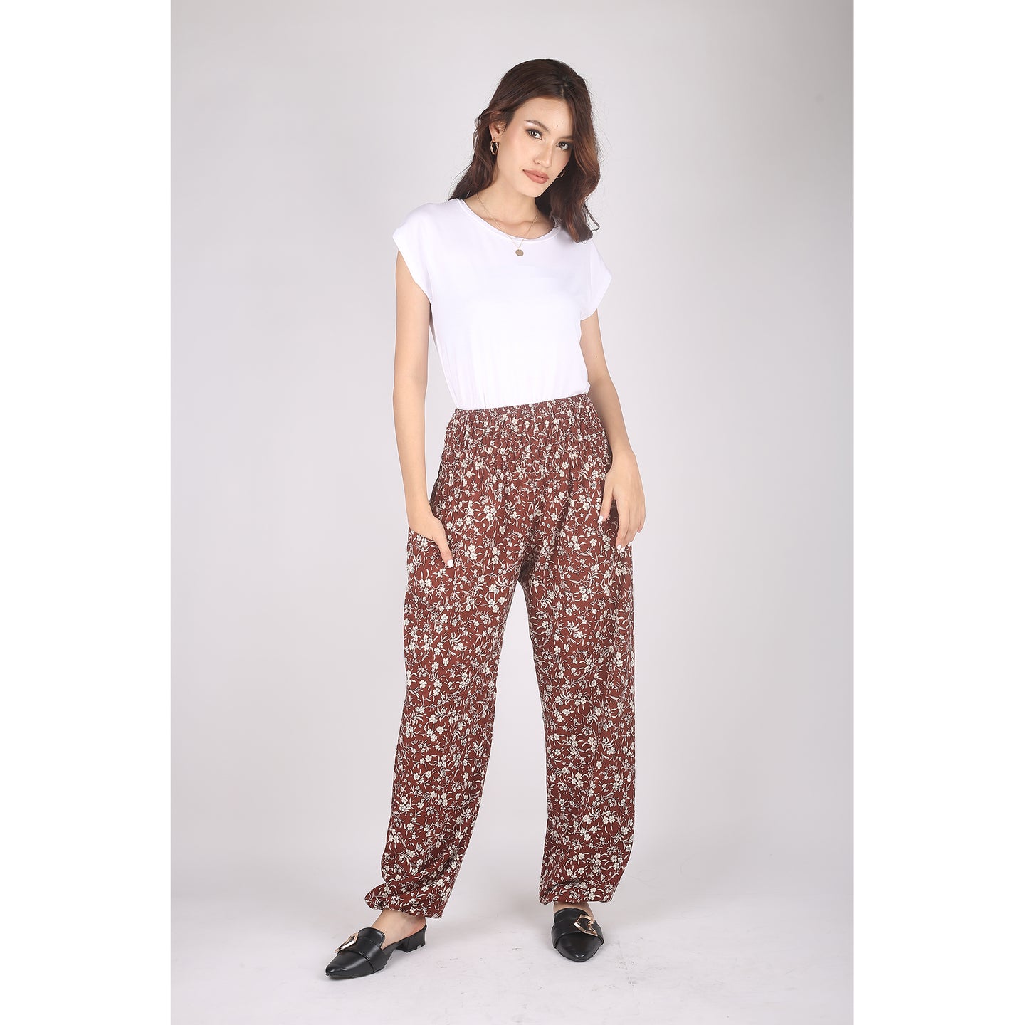 Daisy Women's Harem Pants in Brown PP0004 130002 01