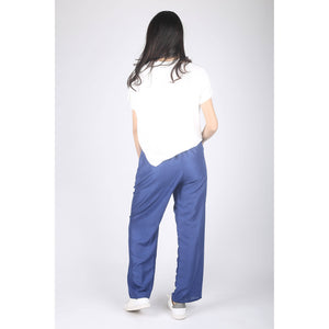 Solid Color Unisex Drawstring Wide Leg Pants in Royal Blue PP0216 020000 02