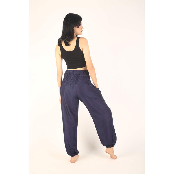 Solid Color Women Harem Pants in Navy Blue PP0004 020000 03