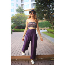 Load image into Gallery viewer, Solid color women harem pants in Purple PP0004 020000 06