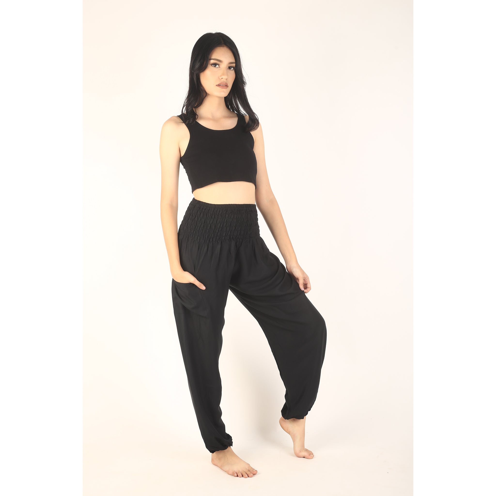 Black harem discount pants womens