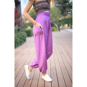 Solid Color Women Harem Pants in Magenta PP0004 020000 18