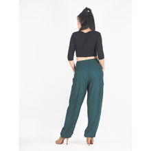 Load image into Gallery viewer, Solid color 0 women harem pants in Teal PP0004 020000 17