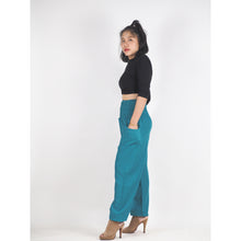 Load image into Gallery viewer, Solid color 0 women harem pants in Teal PP0004 020000 17