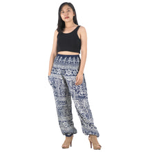 Load image into Gallery viewer, Urban Print 1 men/women harem pants in Navy Blue PP0004 020001 02