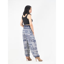 Load image into Gallery viewer, Urban Print 1 men/women harem pants in Navy Blue PP0004 020001 02