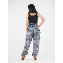 Load image into Gallery viewer, Urban Print 1 men/women harem pants in Navy Blue PP0004 020001 02