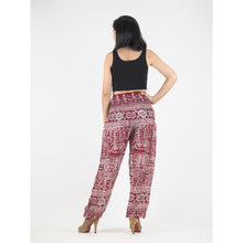 Load image into Gallery viewer, Urban Print 1 women harem pants in Red PP0004 020001 06