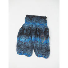 Load image into Gallery viewer, Paisley Buddha Unisex Kid Harem Pants in Blue PP0004 020002 05