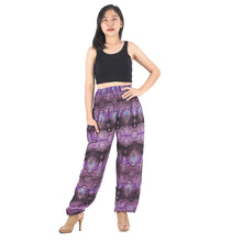 Load image into Gallery viewer, Paisley Buddha 2 women harem pants in purple PP0004 020002 06