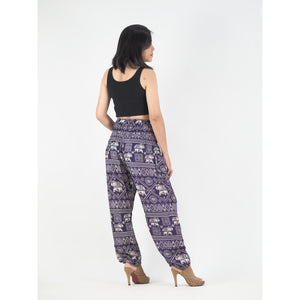 African Elephant 4 men/women harem pants in purple PP0004 020004 02