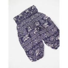 Load image into Gallery viewer, African Elephant Unisex Kid Haram Pants in Purple PP0004 020004 02