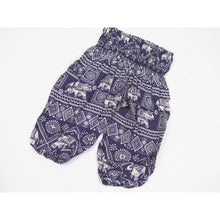 Load image into Gallery viewer, African Elephant Unisex Kid Haram Pants in Purple PP0004 020004 02