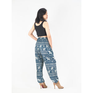 African Elephant 4 women harem pants in green PP0004 020004 05