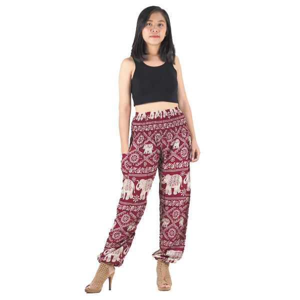 Imperial Elephant 5 women harem pants in Red PP0004 020005 04