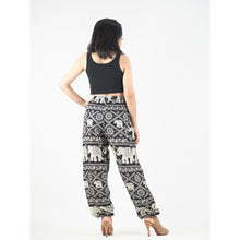 Load image into Gallery viewer, Imperial Elephant 5 men/women harem pants in Black PP0004 020005 05