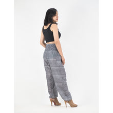 Load image into Gallery viewer, Colorful Stripes 6 women harem pants in Black PP0004 020006 03