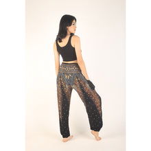 Load image into Gallery viewer, Peacock 7 men/women harem pants in Black Gold PP0004 020007 04