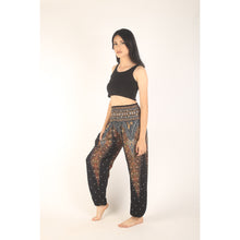 Load image into Gallery viewer, Peacock 7 men/women harem pants in Black Gold PP0004 020007 04