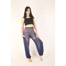 Load image into Gallery viewer, Peacock 7 men/women harem pants in Navy Blue PP0004 020007 05
