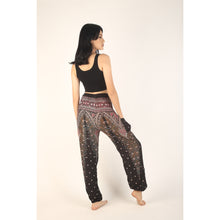 Load image into Gallery viewer, Peacock 7 Men/Women&#39;s Harem Pants in Balck White PP0004 020007 06
