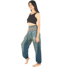 Load image into Gallery viewer, Peacock 8 men/women harem pants in Dark green PP0004 020008 03