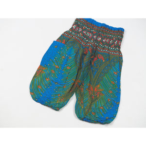 Peacock Unisex Kid Harem Pants in Blue PP0004 020008 06