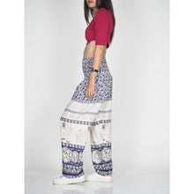 Load image into Gallery viewer, Cute elephant 11 women harem pants in Navy PP0004 020011 04