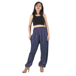 Peacock Feather Dream 15 women harem pants in Navy PP0004 020015 07