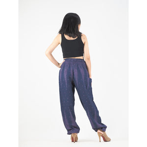 Peacock Feather Dream 15 women harem pants in Navy PP0004 020015 07