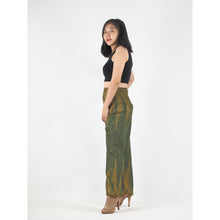 Load image into Gallery viewer, Peacock Feather Dream 15 women harem pants in Green PP0004 020015 10
