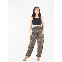 Load image into Gallery viewer, Paisley Mistery 16 Men/Women&#39;s harem pants in Black Gold PP0004 020016 10