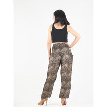 Load image into Gallery viewer, Paisley Mistery 16 Men/Women&#39;s harem pants in Black Gold PP0004 020016 10