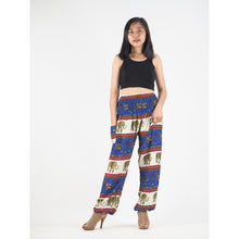 Load image into Gallery viewer, Royal Elephant women Harem Pants in Bright blue PP0004 020024 03