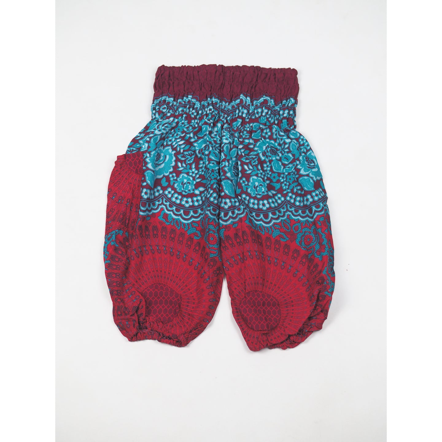 Princess Mandala Unisex Kid Harem Pants in Red PP0004 020030 01