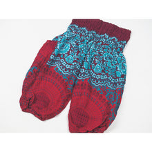 Load image into Gallery viewer, Princess Mandala Unisex Kid Harem Pants in Red PP0004 020030 01