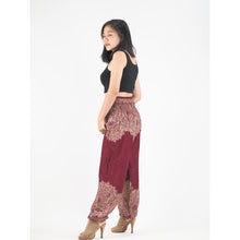 Load image into Gallery viewer, Floral mandala 36 women harem pants in Red PP0004 020036 05