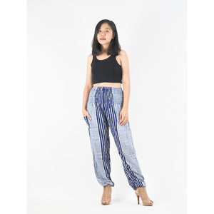 Zebra Stripe 41 women harem pants in Bright Navy PP0004 020041 02