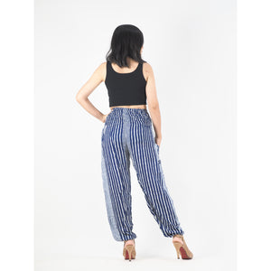 Zebra Stripe 41 women harem pants in Bright Navy PP0004 020041 02