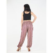Load image into Gallery viewer, Zebra Stripe 41 women harem pants in Red PP0004 020041 03
