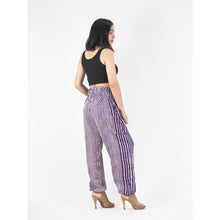 Load image into Gallery viewer, Zebra Stripe 41 women harem pants in Purple PP0004 020041 04