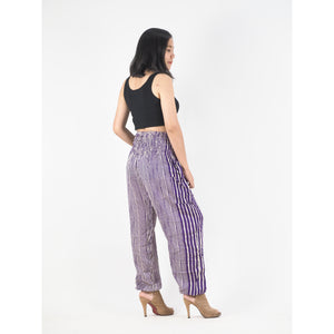 Zebra Stripe 41 women harem pants in Purple PP0004 020041 04