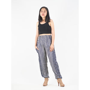 Zebra Stripe 41 women harem pants in Navy PP0004 020041 05